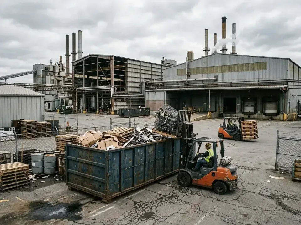 industrial-factory-scrap-conta-003 — frequently asked questions, Cheap Roll-off Dumpster Rentals in Flat Rock, MI